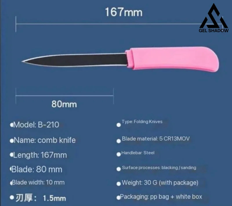 Self Defense Brush Comb With Hidden Sharp Knife